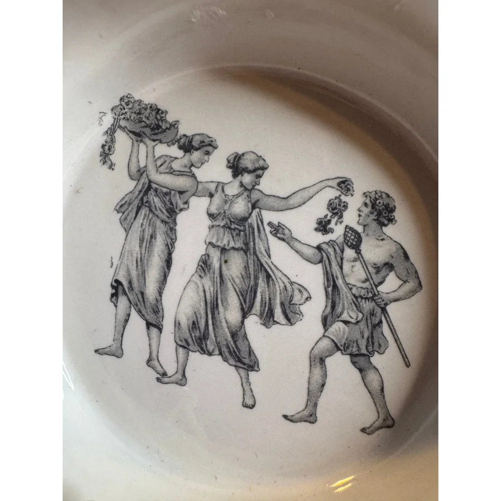Vintage Heatherley Toothbrush Holder Wall Mount Ceramic Chesington England‎